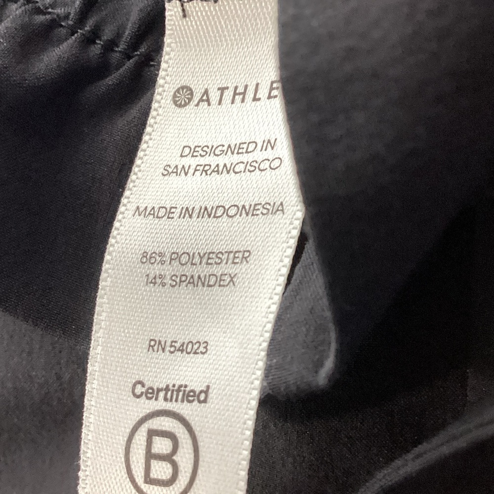Athleta Black size 10 tie belt Pants - Picture 8 of 13